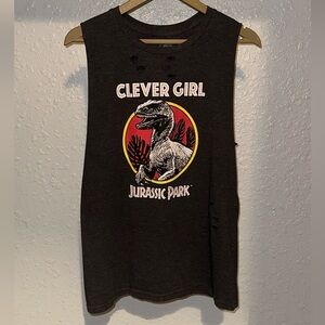 JURASSIC PARK MUSCLE TEE - L